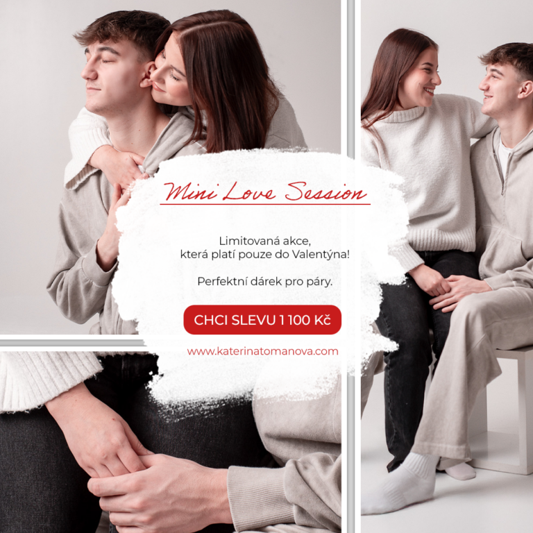 Mini Love Session - zlevněné focení pro páry k Valentýnu!